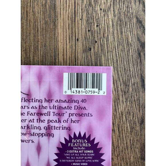 Cher The Farewell Tour DVD Live Concert 2003 Music Pop Diva Hits Pre-Owned - Picture 3 of 4